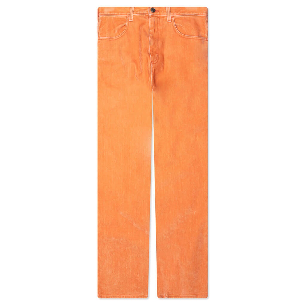 FLARED 5 POCKET TROUSERS - LIGHT ORANGE - 1