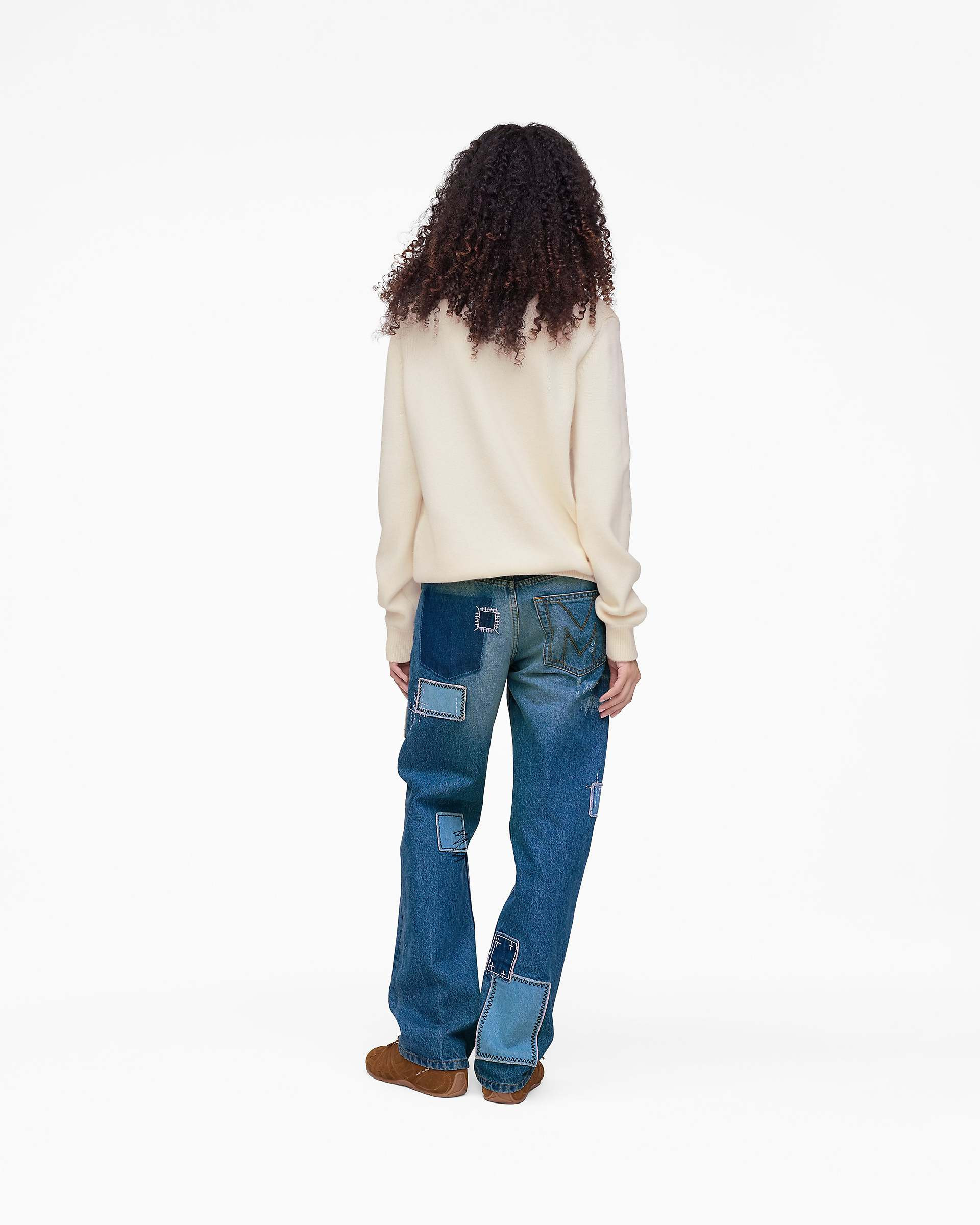 PATCHWORK STRAIGHT JEAN - 4