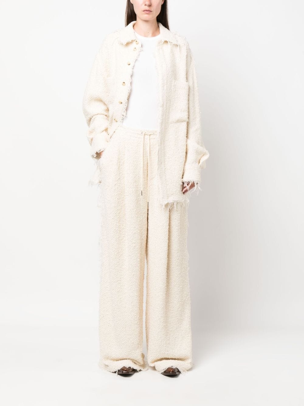 button-up bouclÃ© jacket - 2