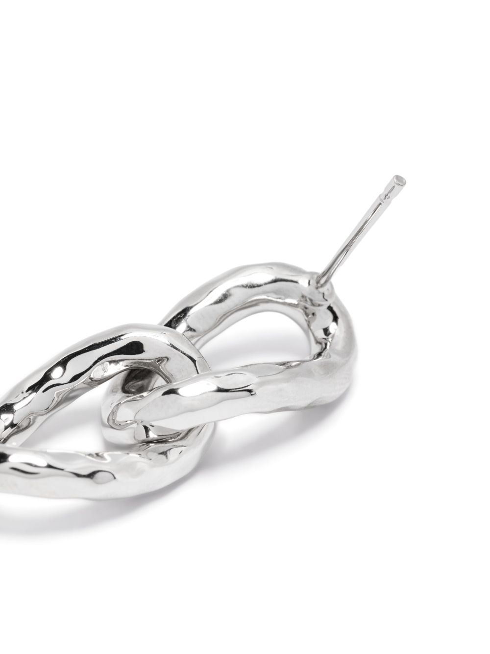 chain-link earrings - 3