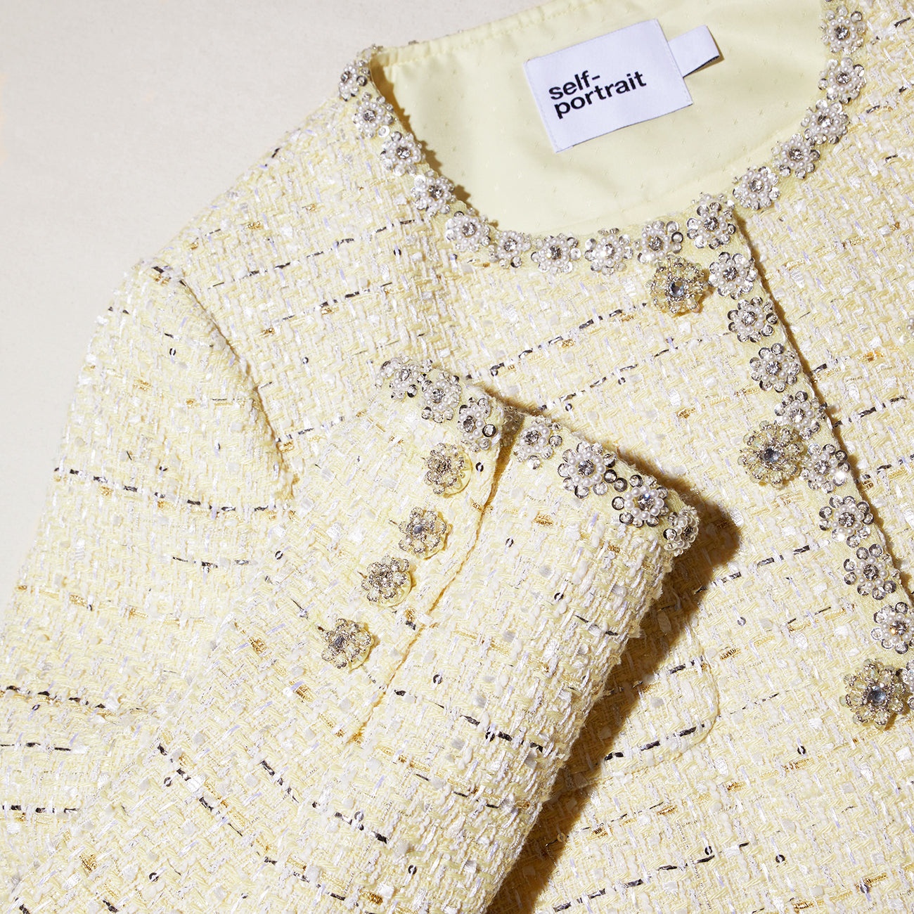 Yellow Boucle Jacket - 4