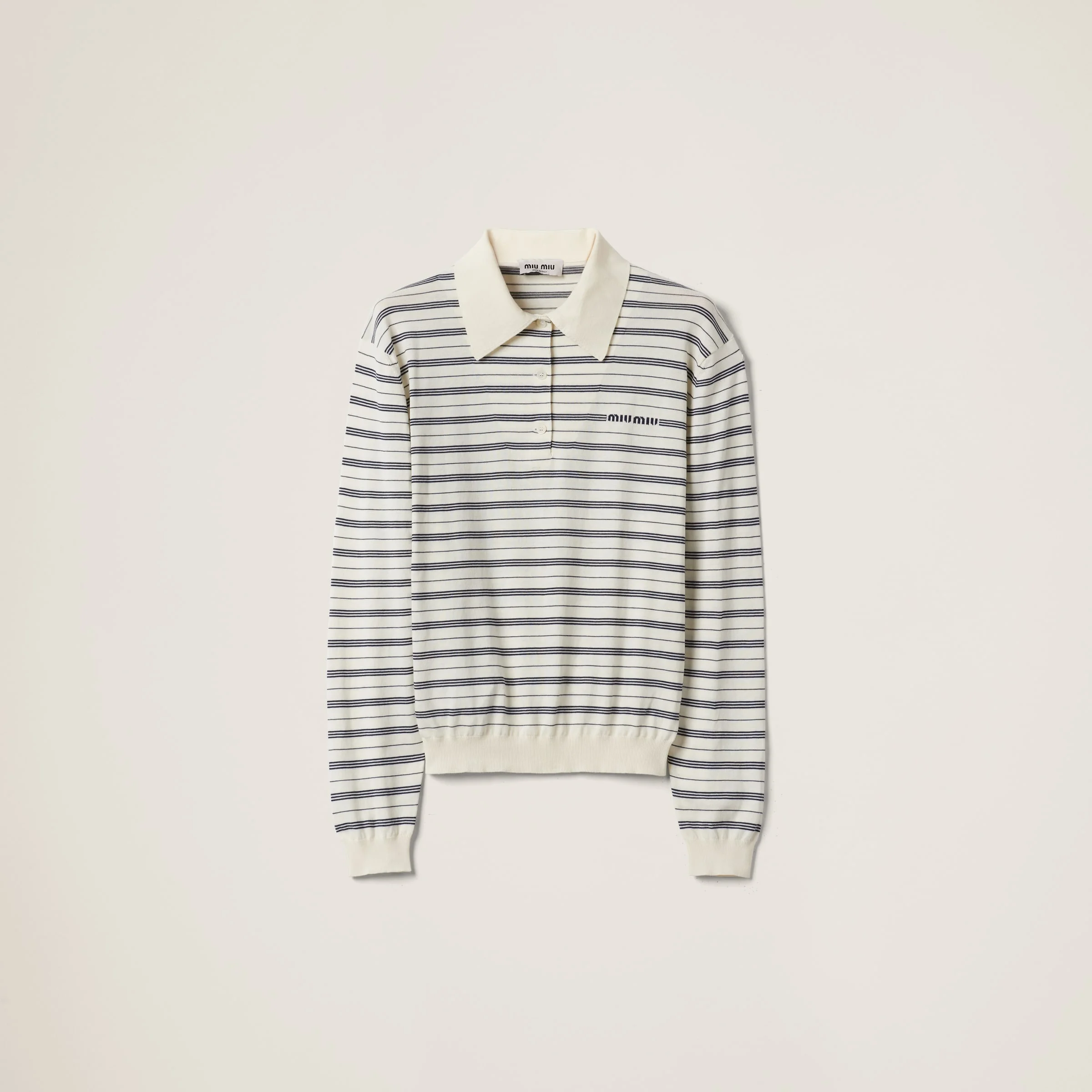 Cotton jersey polo shirt - 1