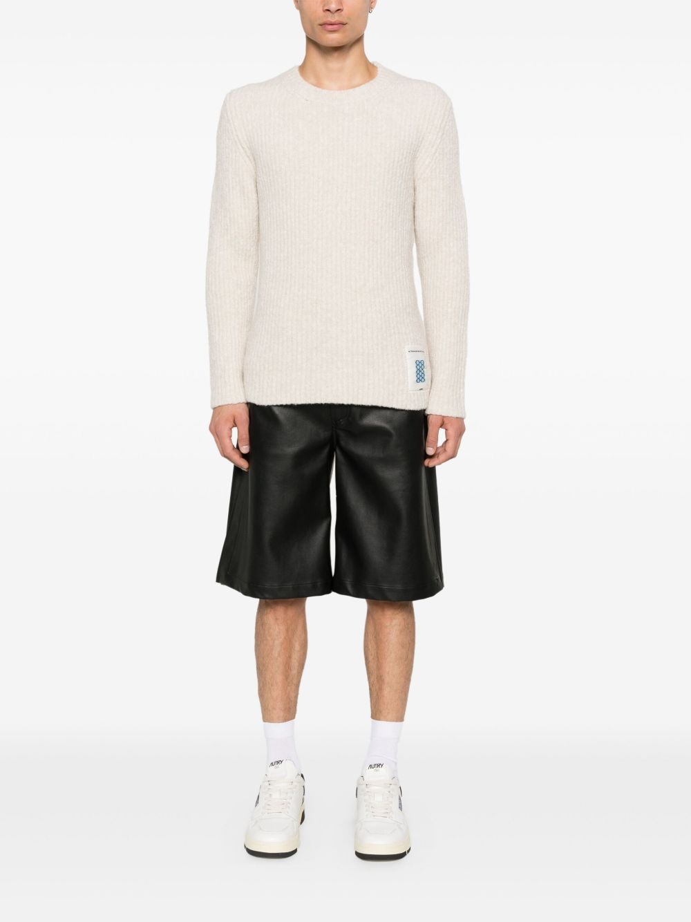 fisherman-knit sweater - 3