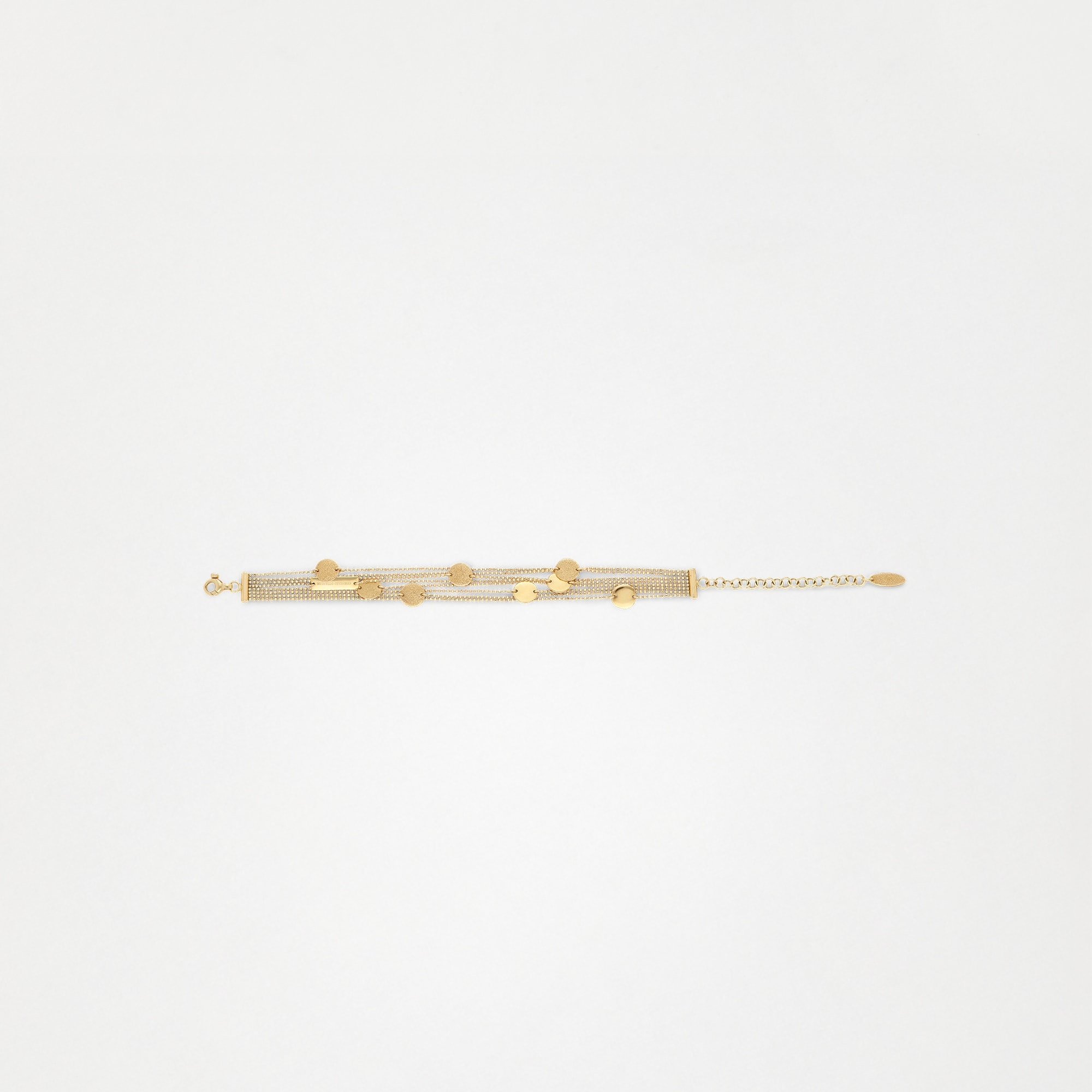 18k Gold bracelet with 0.015ct Diamond - 4