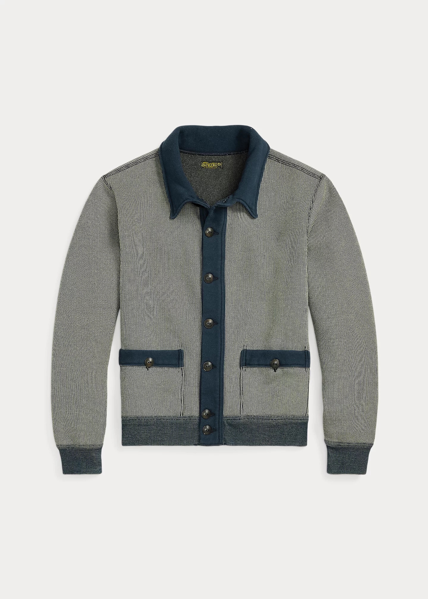 Striped Jacquard-Knit Cardigan - 1