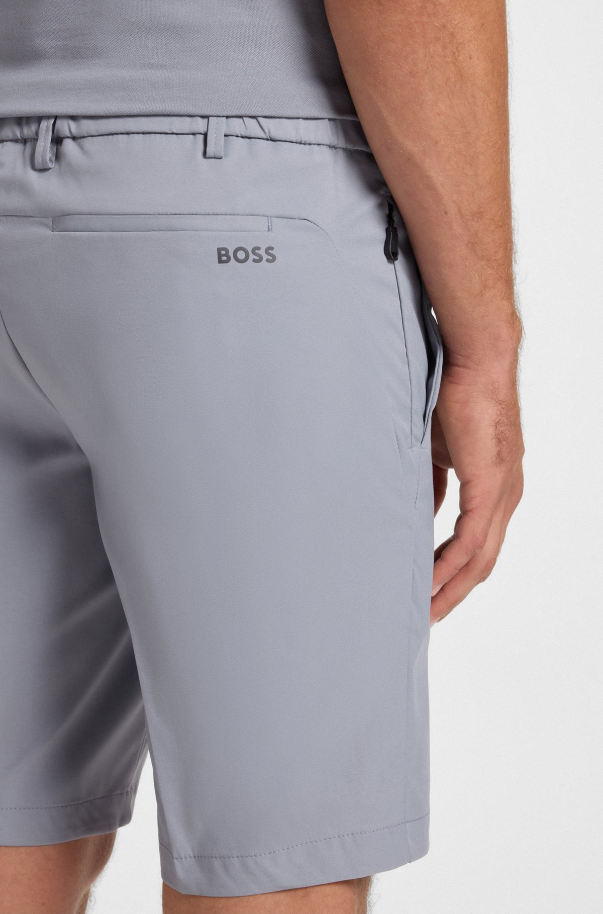 WATER-REPELLENT SHORTS WITH EASY-IRON FINISH - 5