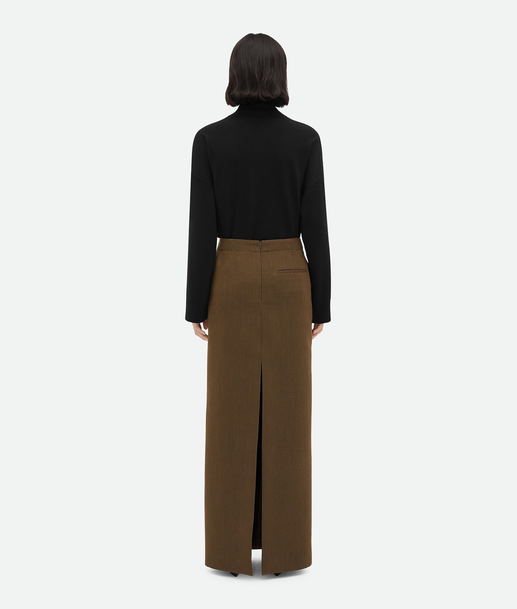 Soft Wool Twill Skirt - 3