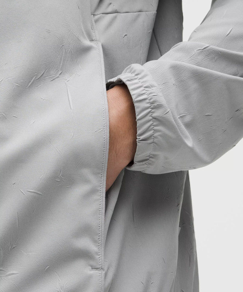 Zeroed In Crinkle Texture Half Zip 5