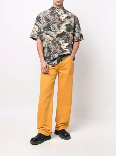 Heron Preston camouflage mock-neck T-shirt outlook