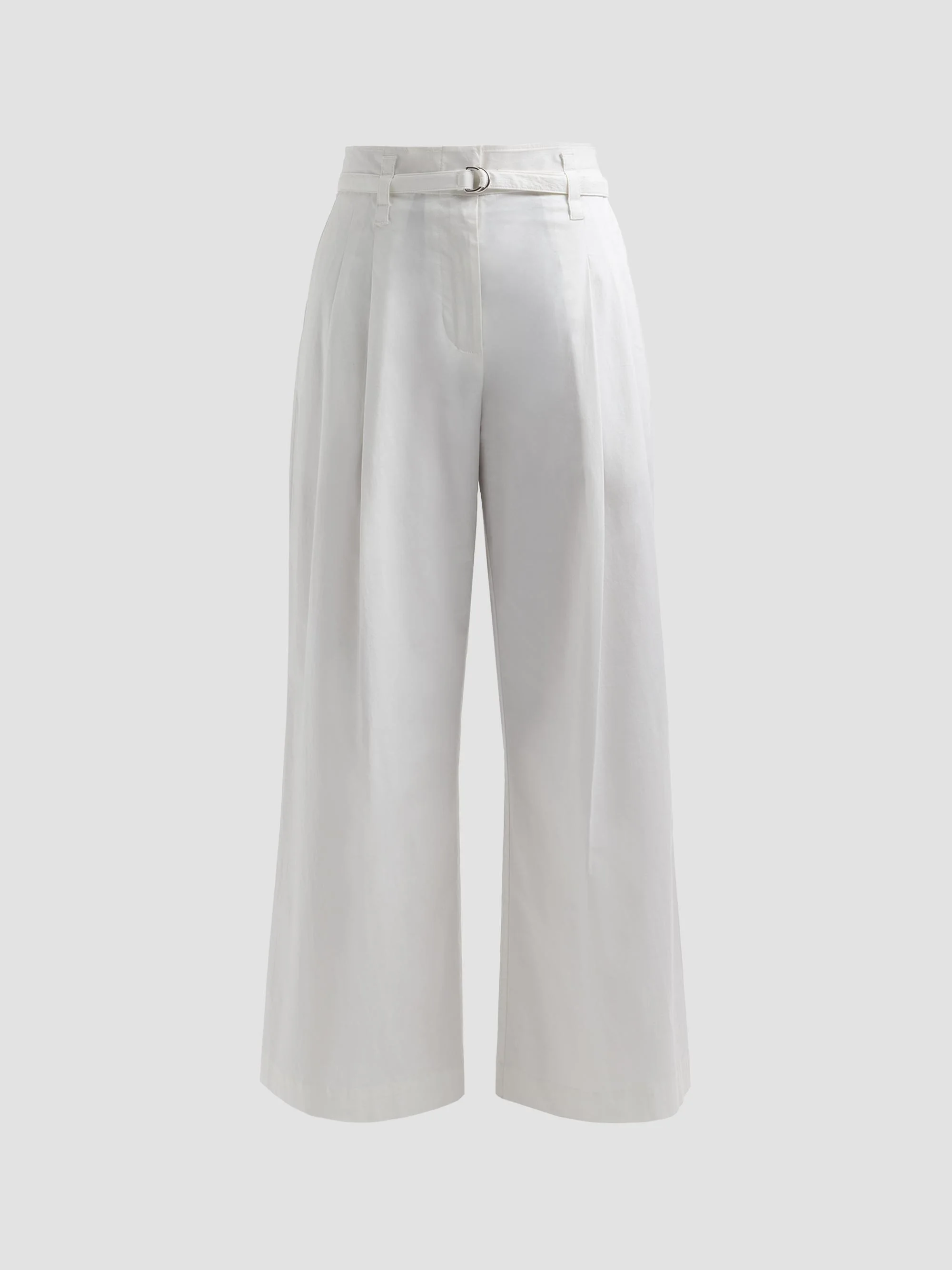Women's Raver Poplin Crop Pants - White - 1