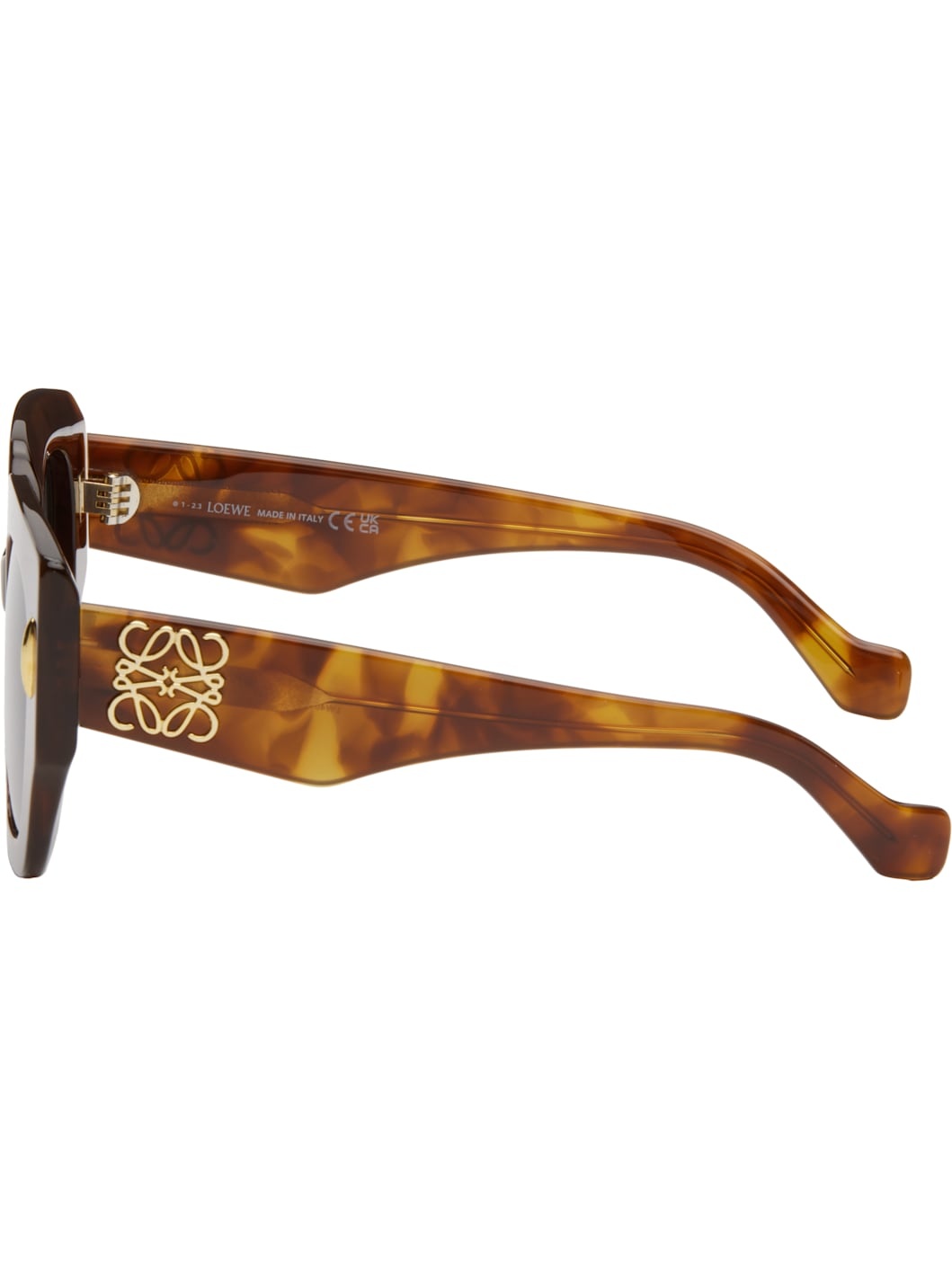 Brown Square Anagram Sunglasses - 3