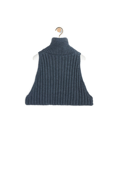 Loewe Zip collar in wool outlook
