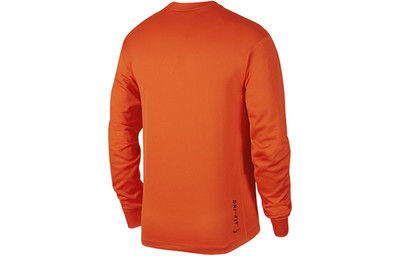 Nike Nike ACG Dri-FIT Printing Alphabet Sports Quick Dry Round Neck Long Sleeves Orange Red CV0650-891 outlook
