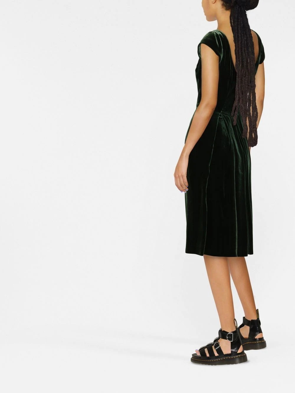 V-back midi dress - 4