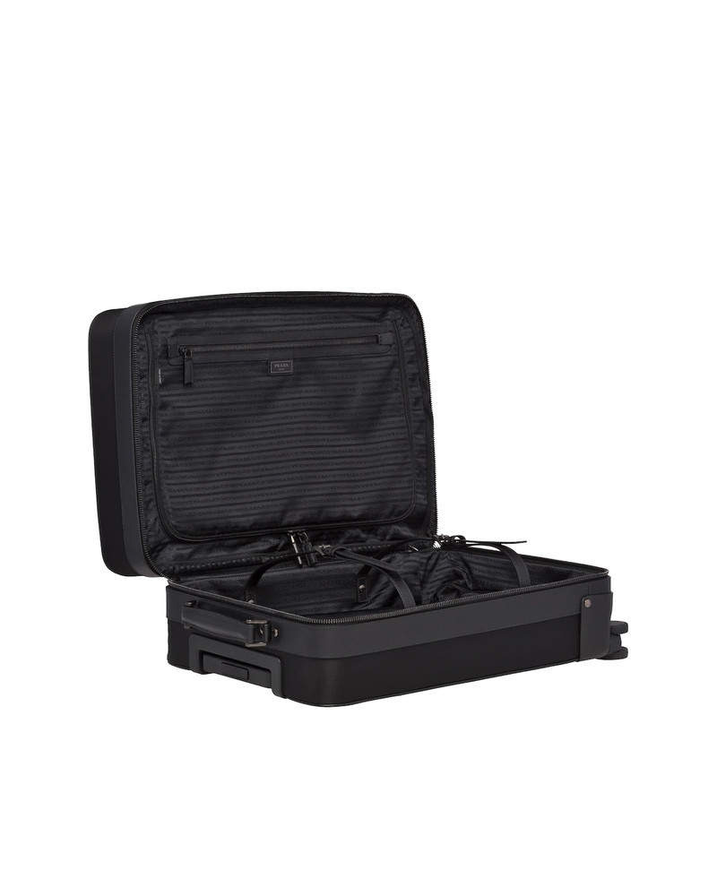 Nylon and Saffiano Leather Trolley 5