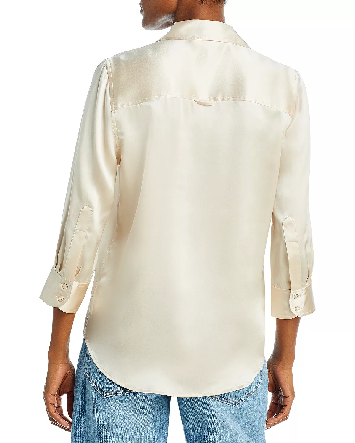 Dani Silk Charmeuse Blouse - 2