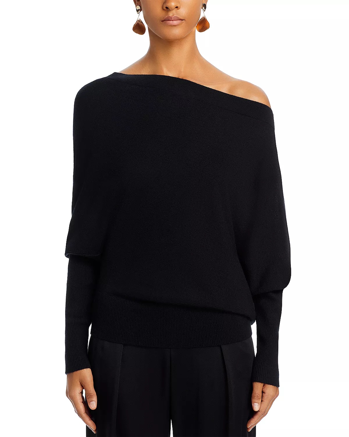 Grainge Cashmere Open Neck Sweater - 6