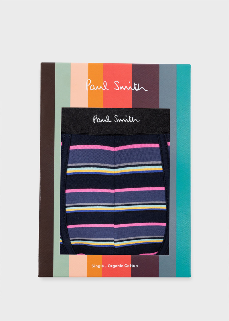 Blue And Pink Stripe Boxer Briefs 4