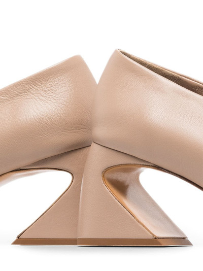 Jil Sander 70mm structured pumps outlook