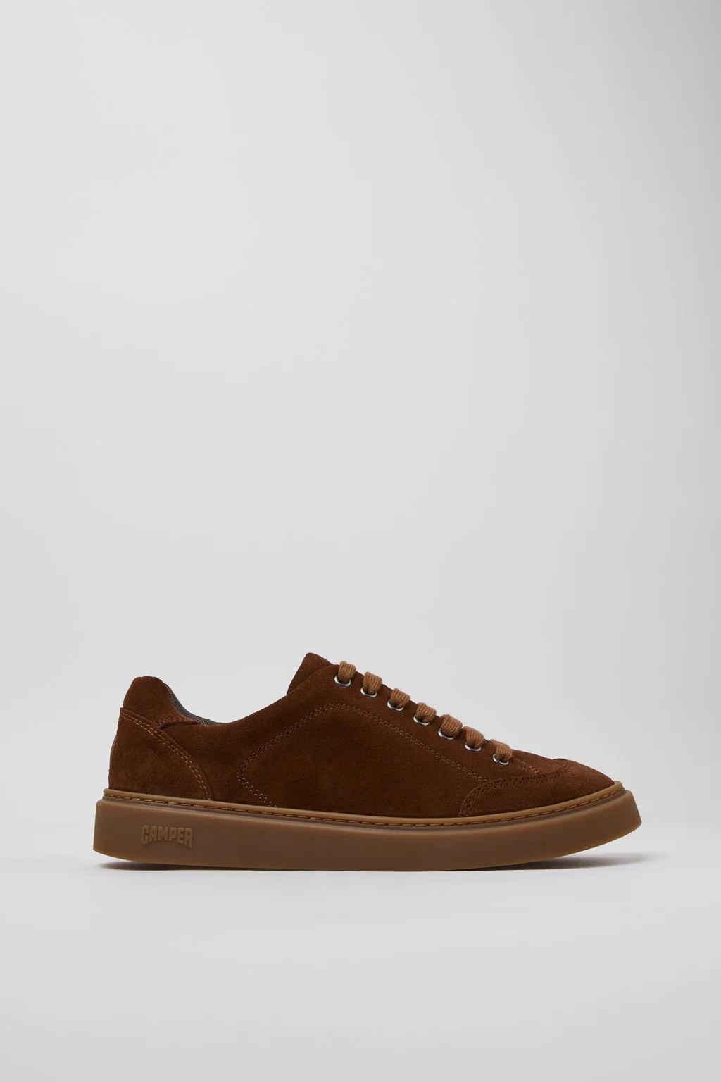Runner Twentyfive Brown Suede Sneakers for Men. - 1