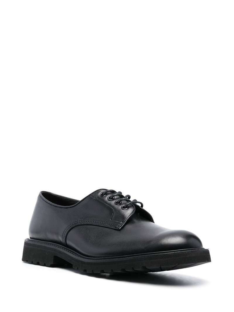 Tricker's lace-up leather Derby shoes outlook