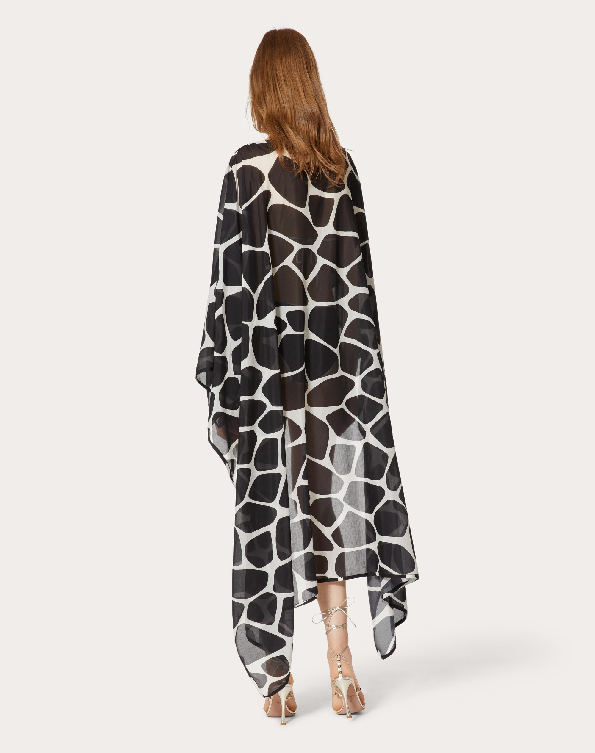 VOILE CAPE WITH GIRAFFA RE-EDITION PRINT - 4