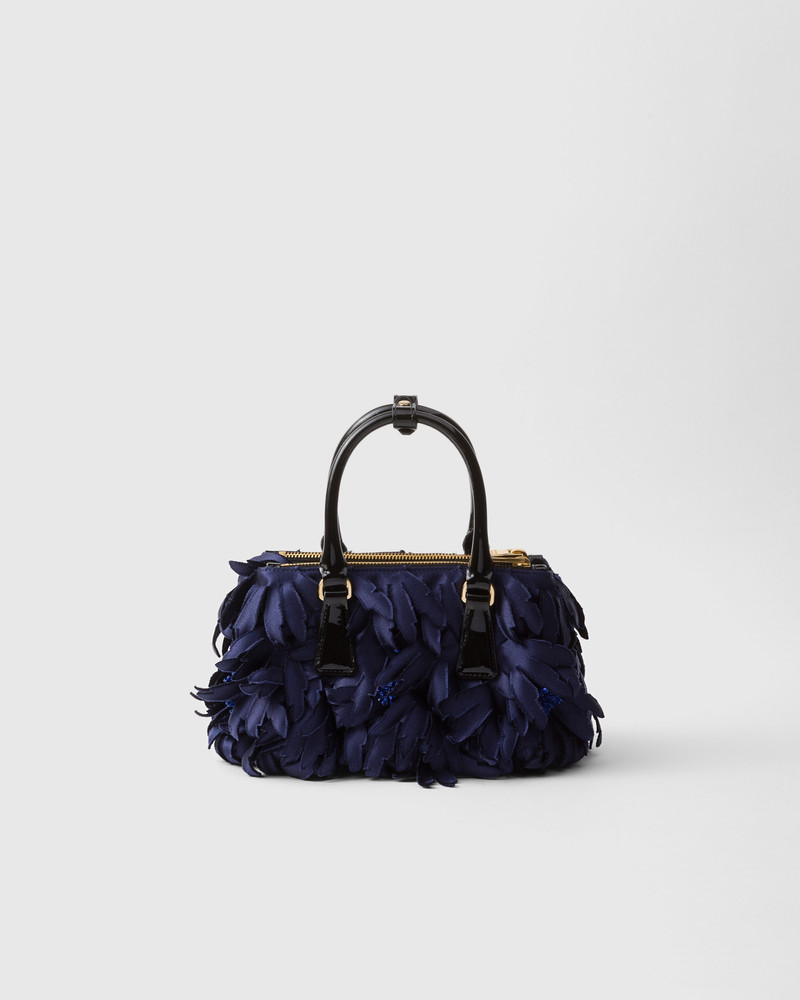 Satin and patent leather Prada Galleria mini-bag 3