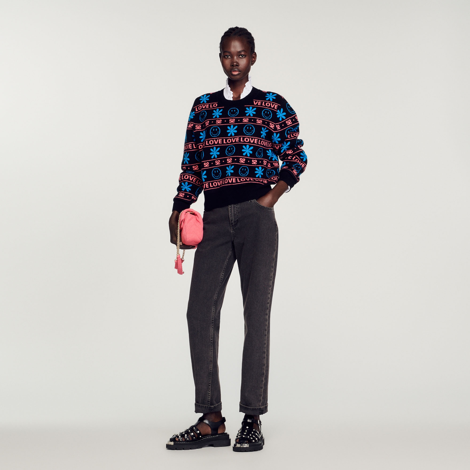 Smiley© jacquard sweater - 2