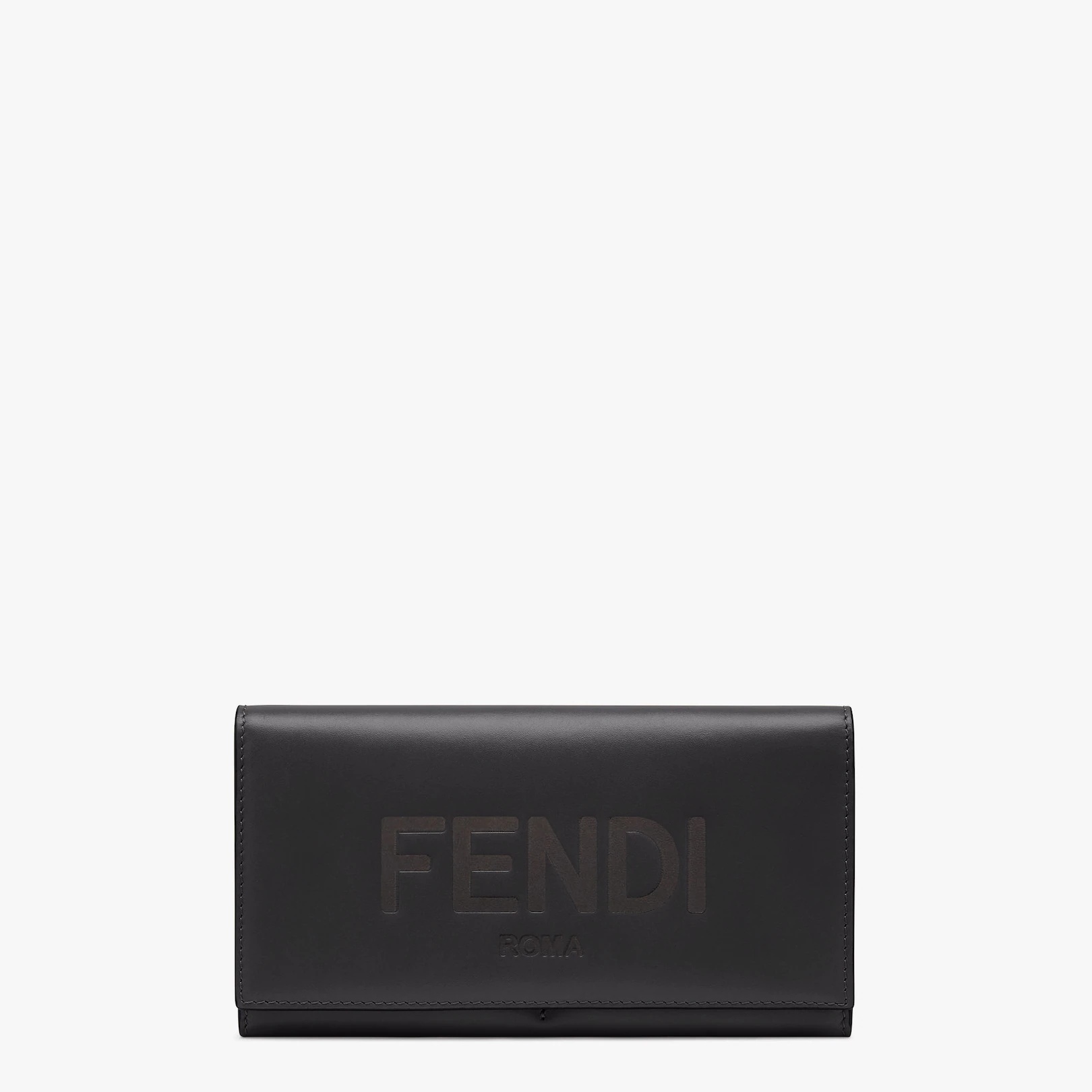Black leather wallet - 1