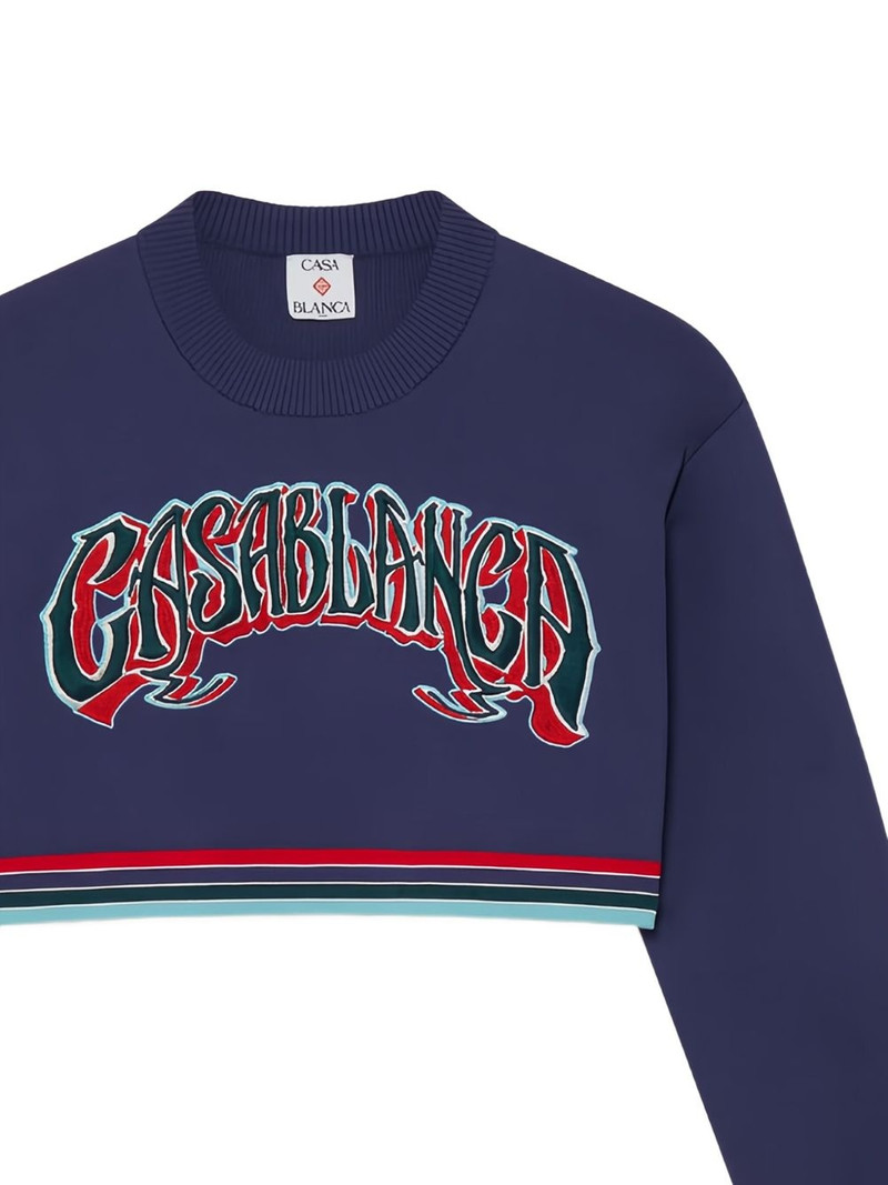 CASABLANCA Baseball sweatshirt outlook