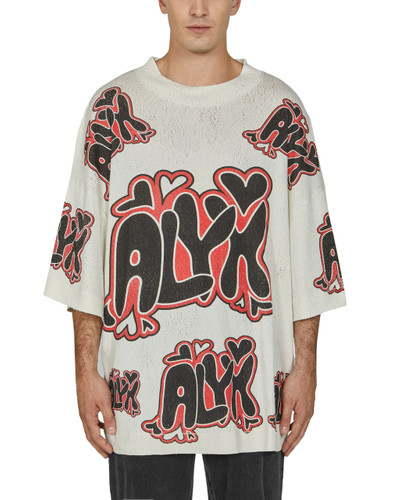 1017 ALYX 9SM OVERSIZED NEEDLE PUNCH GRAPHIC TEE outlook