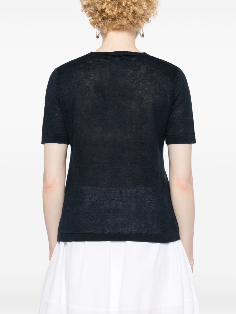 linen knitted top - 4