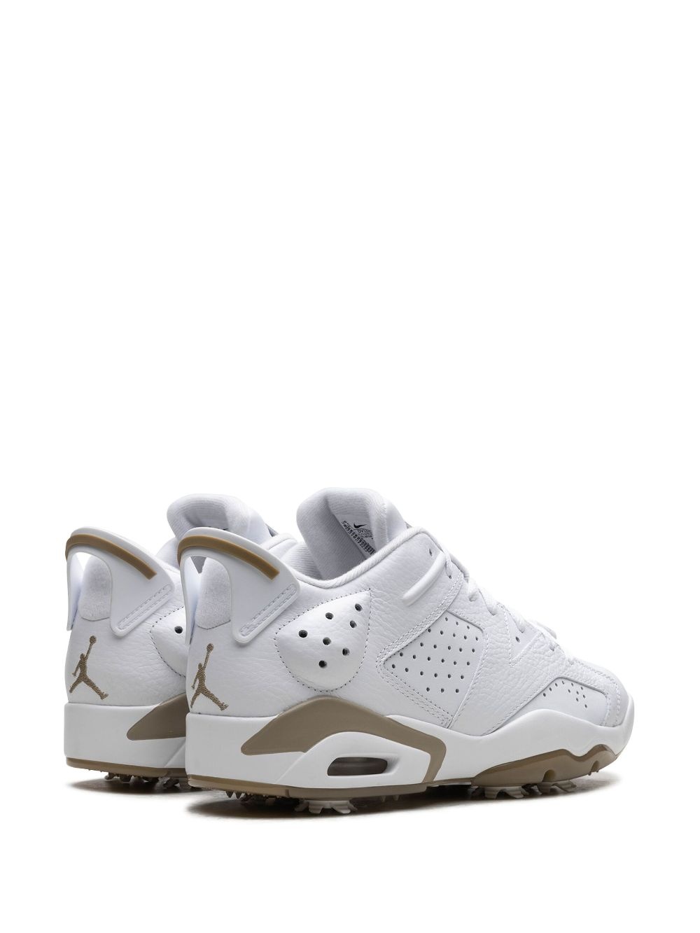 Air Jordan 6 Low Golf "White/Khaki" sneakers - 3