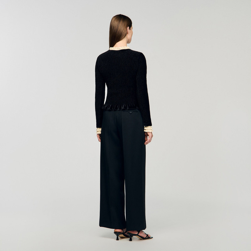 SMOCKED LONG-SLEEVED SHIRT 6