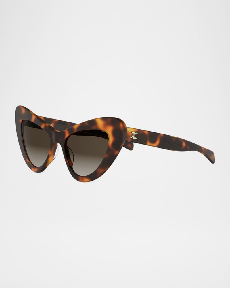 CELINE Triomphe Mini HD 52mm Cat-Eye Sunglasses outlook