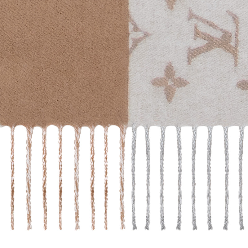 Monogram Split Scarf 7