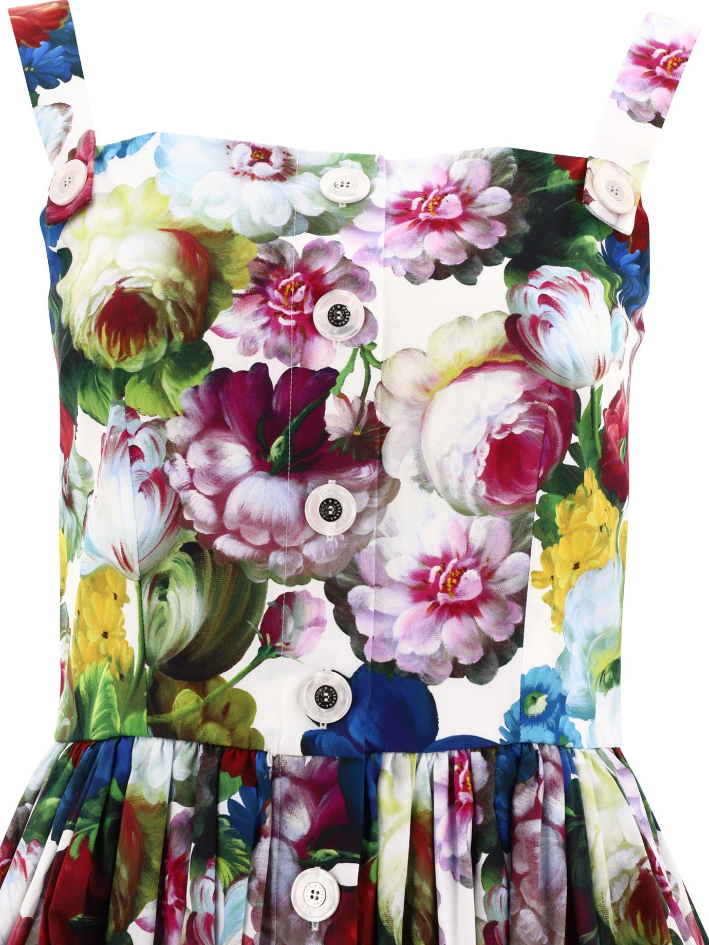 Dolce & Gabbana Dress With Nocturnal Flower Print - 3