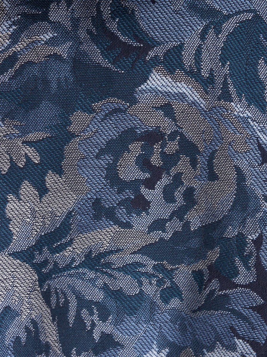 FLORAL JACQUARD PADDED JACKET - 6