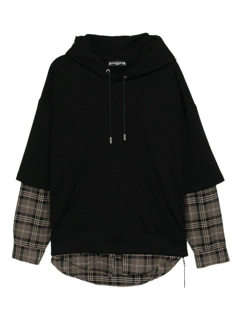 graphic-embroidered hoodie 1