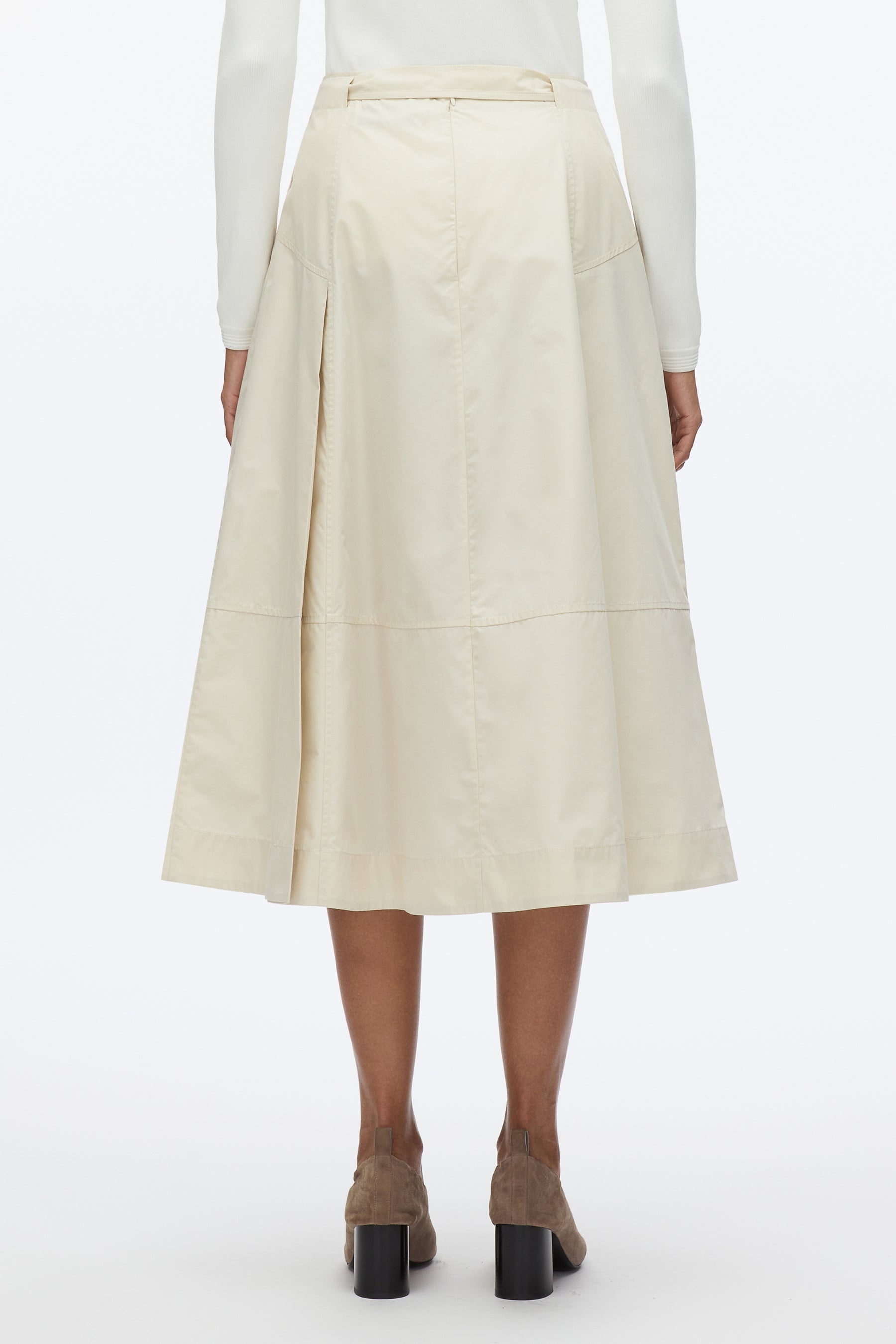 Pleated Utility Skirt - 4
