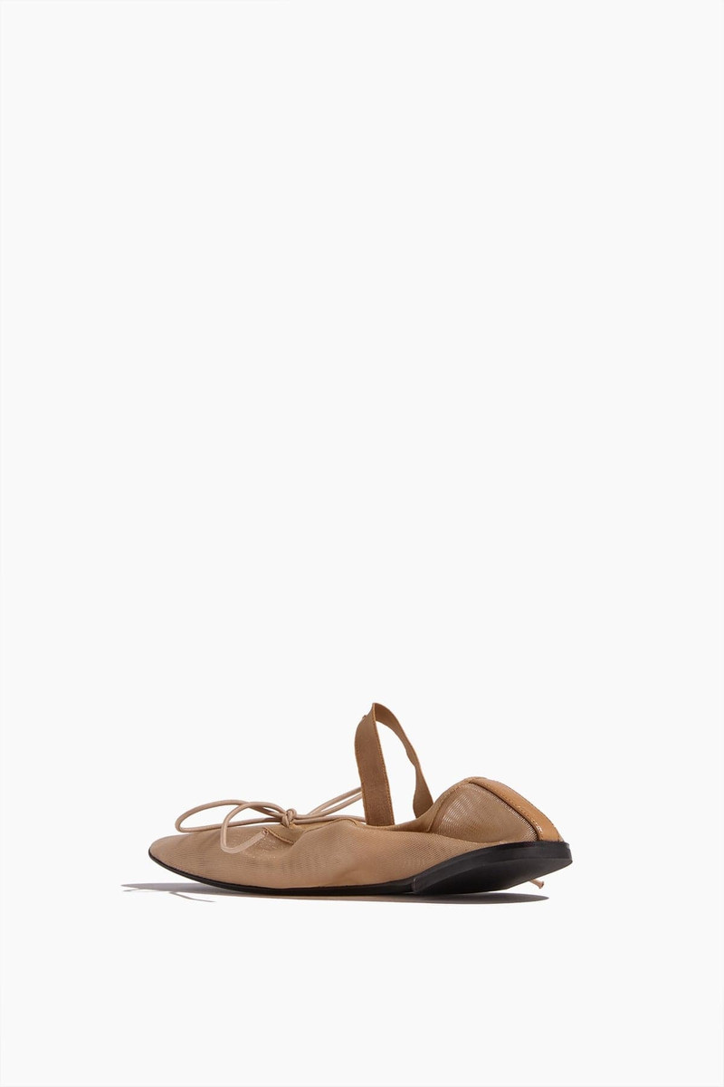 Proenza Schouler Glove Mary Jane Ballet Flats in Sand outlook