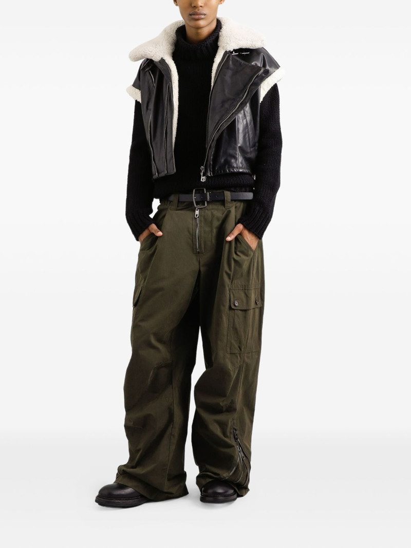 Dolce & Gabbana zip-fastening cargo trousers outlook