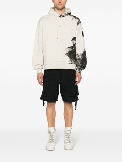 A-COLD-WALL* Brushstroke cotton hoodie outlook