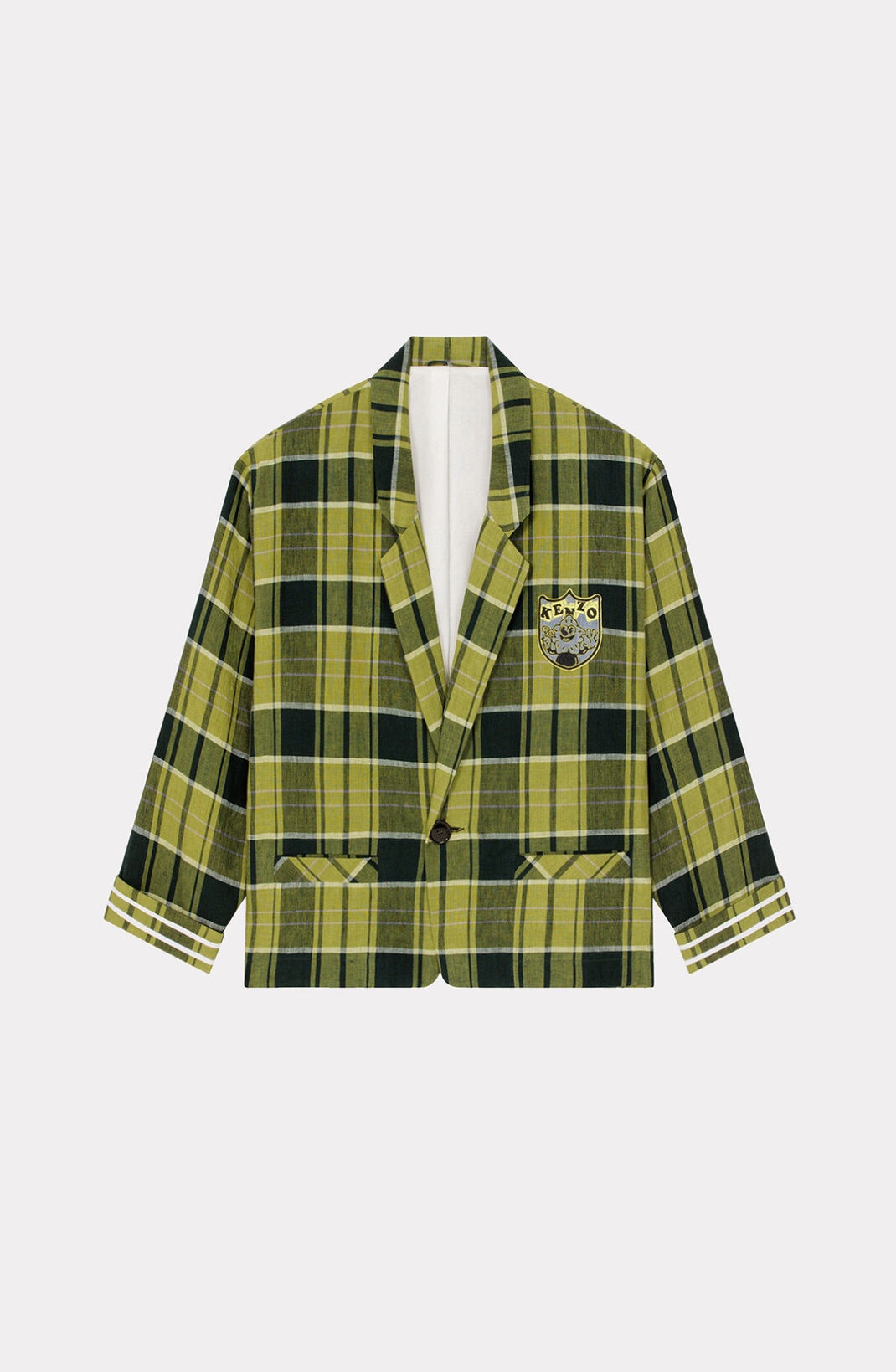 'BOKE Boy' check workwear jacket - 1