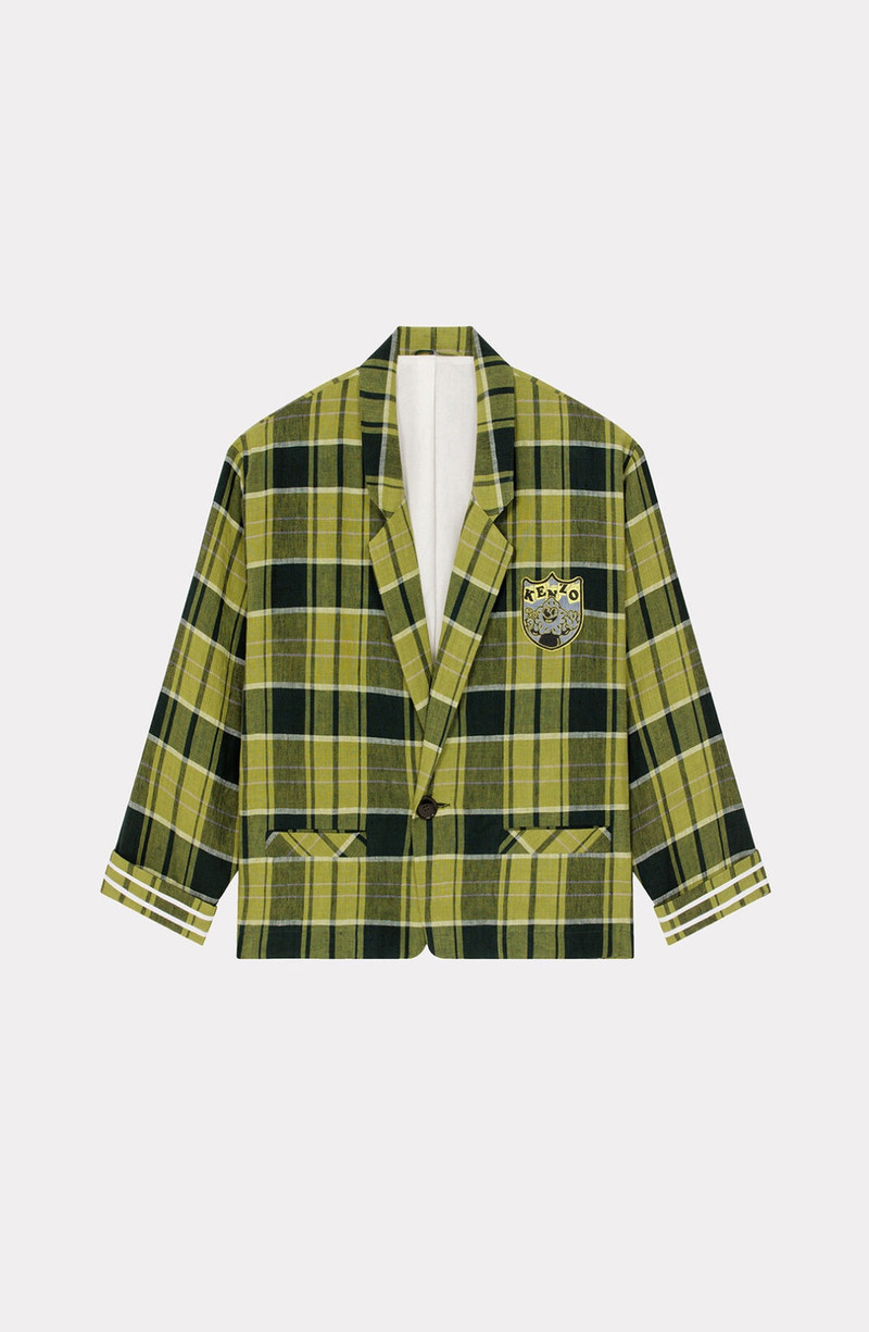 'BOKE Boy' check workwear jacket 1