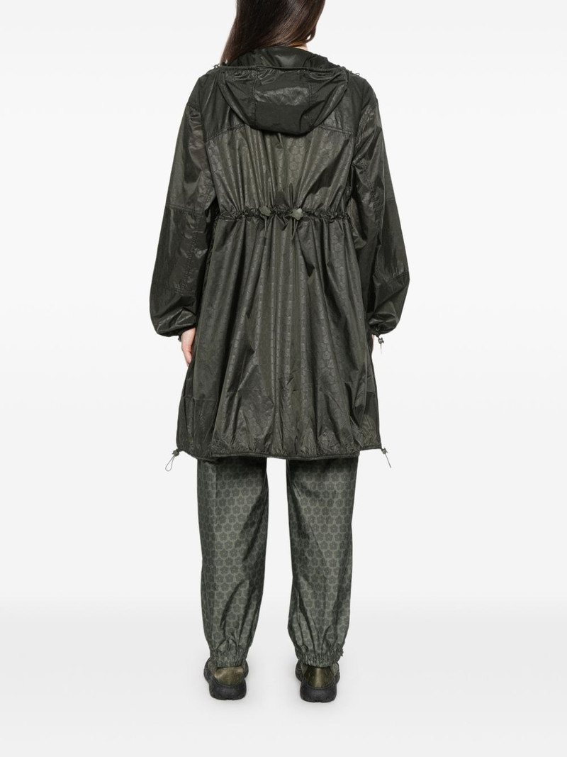 x Cecilie Bahnsen zip-up hooded raincoat 4