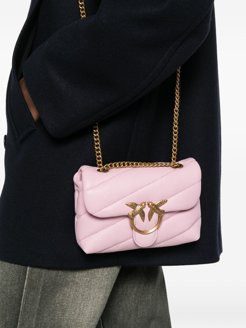 PINKO Baby Love puff padded birds cross body outlook