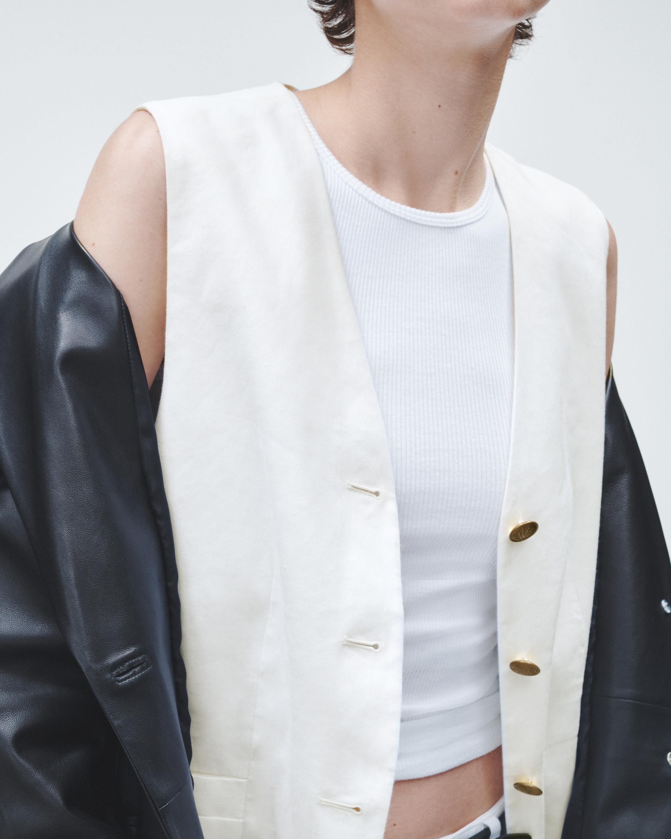 Charlotte Linen Vest - 6