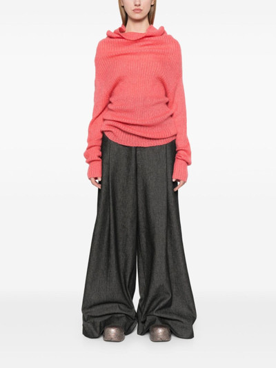 Yohji Yamamoto cowl-neck sweater outlook