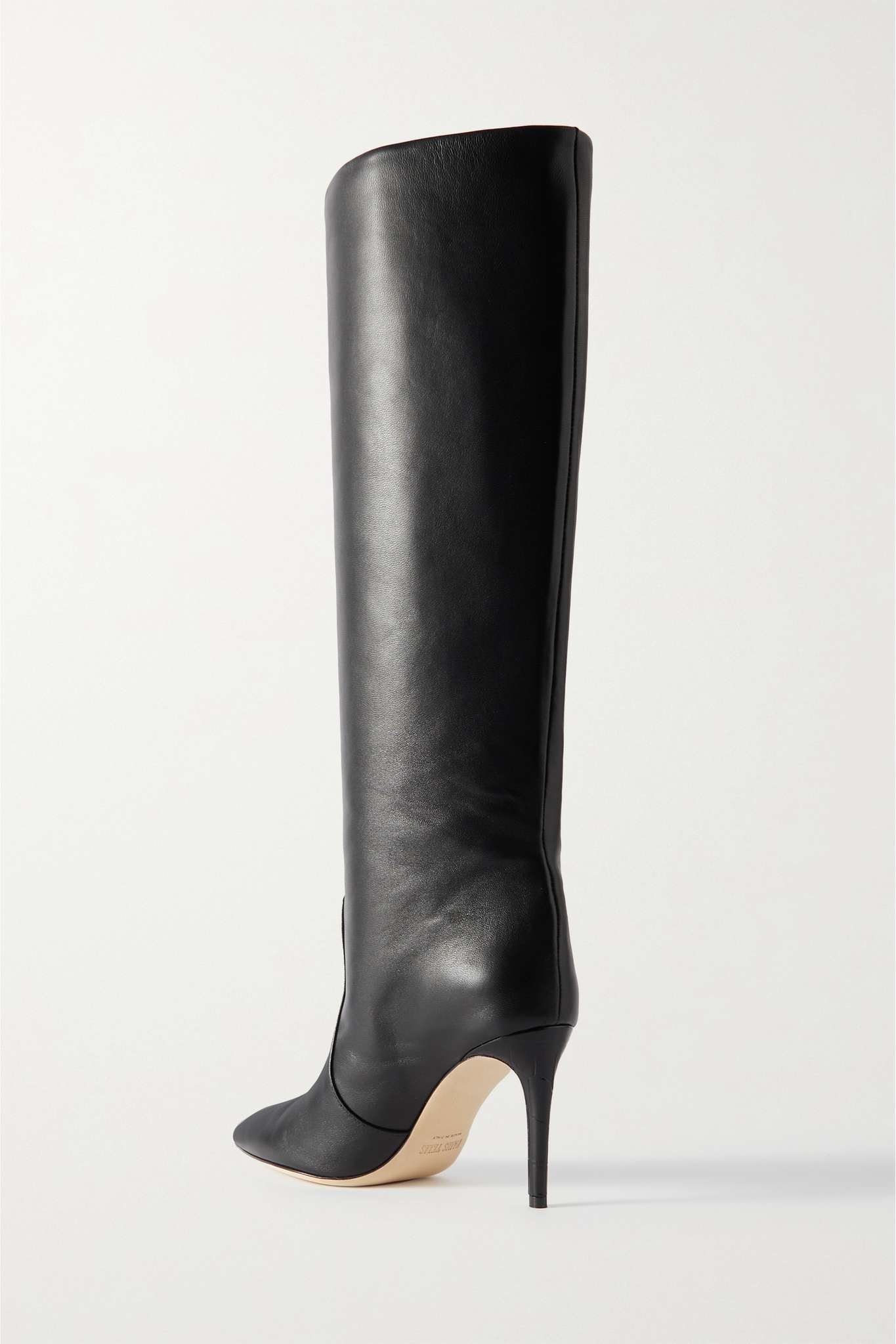 Stiletto leather knee boots - 3